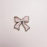 JOURNAL CLIP | PINK LACE BOW |