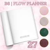 PREORDER | 2027 | FLOW PLANNER | B6 | 52 GSM TOMOE RIVER PAPER