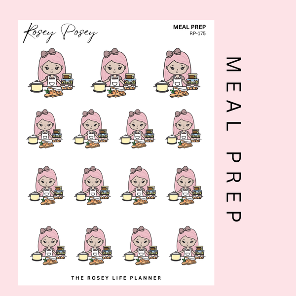 MEAL PREP | ROSEY POSEY | CLEAR MATTE & MATTE | RP-175