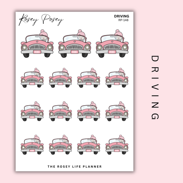 DRIVING | ROSEY POSEY | CLEAR MATTE & MATTE | RP-148