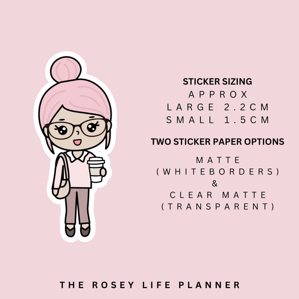 ERRANDS / COFFEE | ROSEY POSEY | CLEAR MATTE & MATTE | RP-050