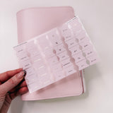 PLANNER TABS | Gold text |