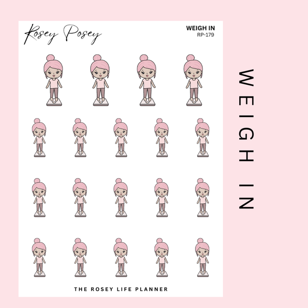 WEIGH IN | ROSEY POSEY | CLEAR MATTE & MATTE | RP-179