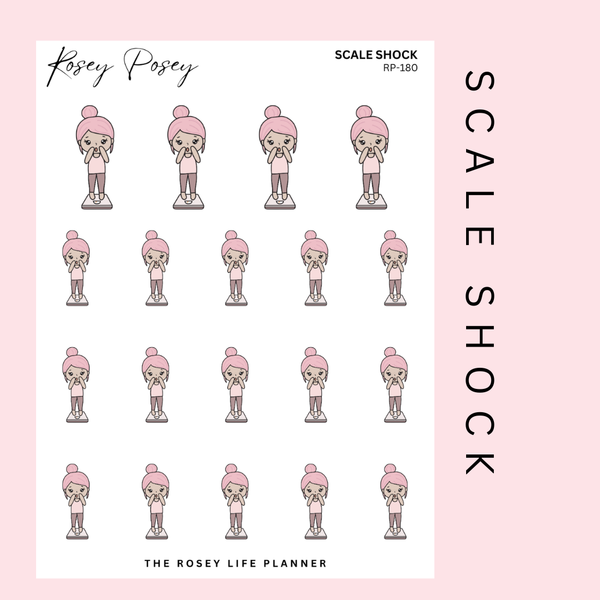 SCALE SHOCK | ROSEY POSEY | CLEAR MATTE & MATTE | RP-180