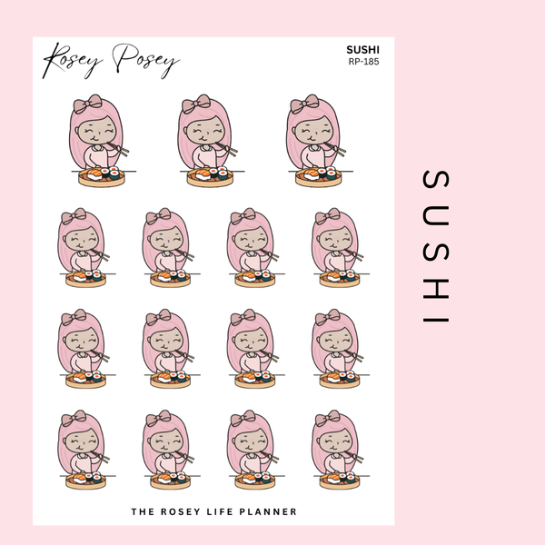 SUSHI | ROSEY POSEY | CLEAR MATTE & MATTE | RP-185