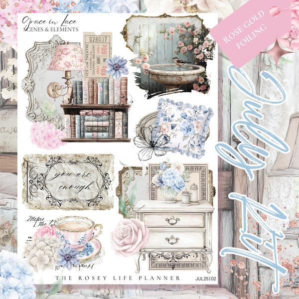 BLOSSOM KIT |  MEDIUM STICKER SUBSCRIPTION KIT | JULY 2025 | JUL25