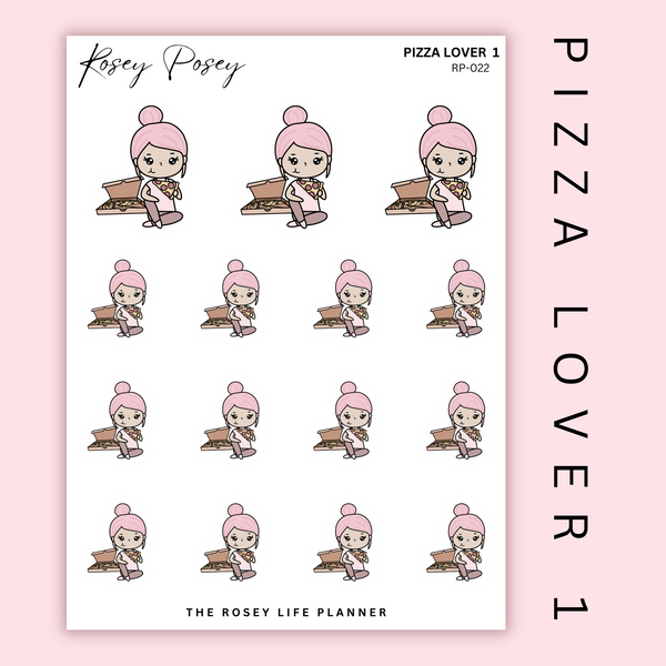 PIZZA LOVER 1 | ROSEY POSEY | CLEAR MATTE & MATTE | RP-022