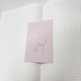 JOURNALING CARD | PLANNER DECO | Plannergirl