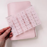 PLANNER TABS | Gold text |