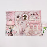 A4 DECO SHEET | VELLUM - Jane Austen