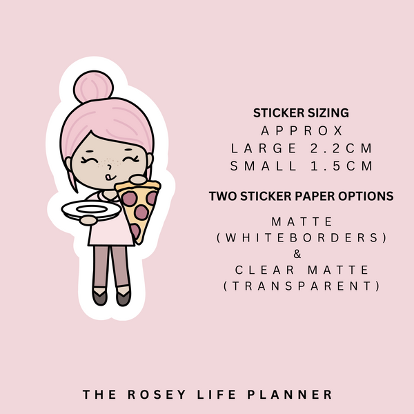 PIZZA LOVER 2 | ROSEY POSEY | CLEAR MATTE & MATTE | RP-023