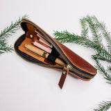 PENCIL CASE | BROWN | STATIONERY STORAGE