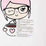 SHIRT TRANSFER STICKERS | Coffee & Planning 4.0