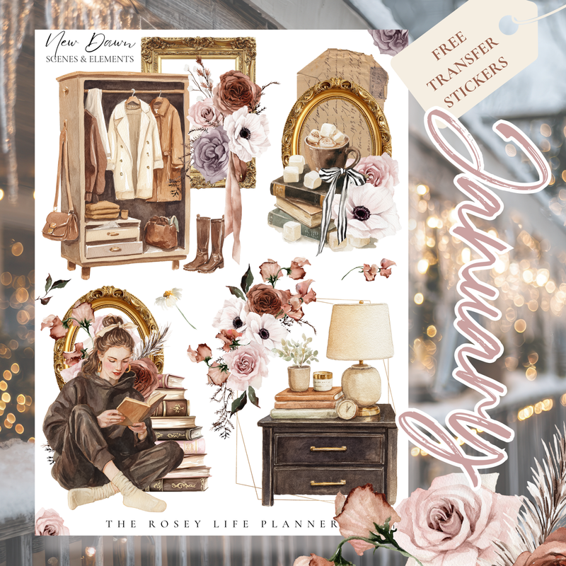 BLOSSOM KIT |  MEDIUM STICKER SUBSCRIPTION KIT |  JANUARY 2026 | JAN26