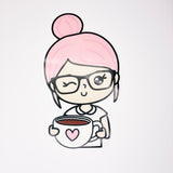 SHIRT TRANSFER STICKERS | Coffee & Planning 4.0