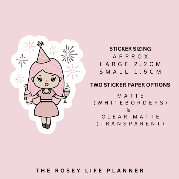 CELEBRATE | ROSEY POSEY | CLEAR MATTE & MATTE | RP-053