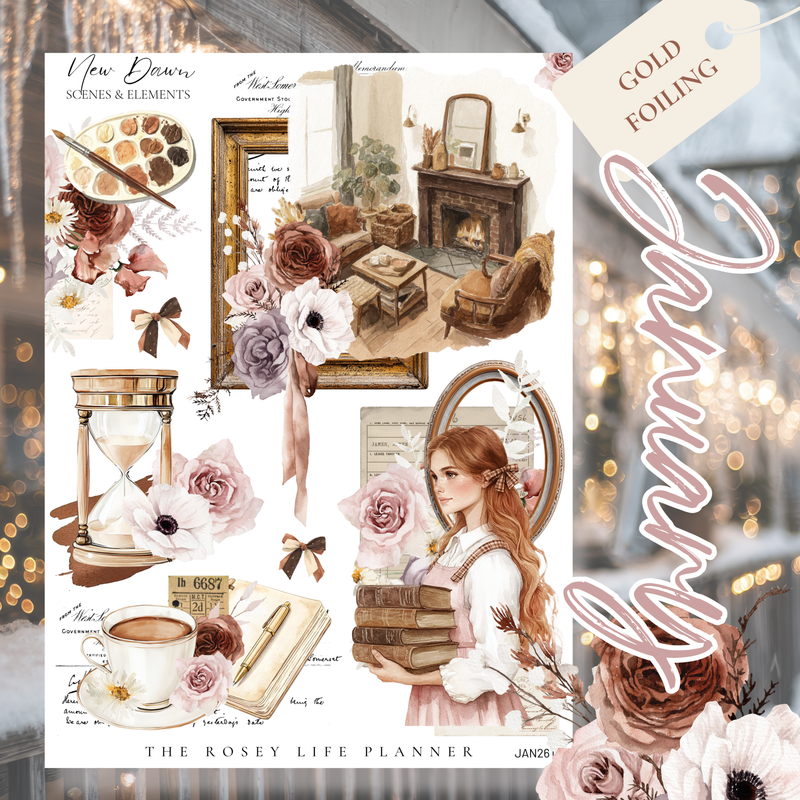 BLOSSOM KIT |  MEDIUM STICKER SUBSCRIPTION KIT |  JANUARY 2026 | JAN26