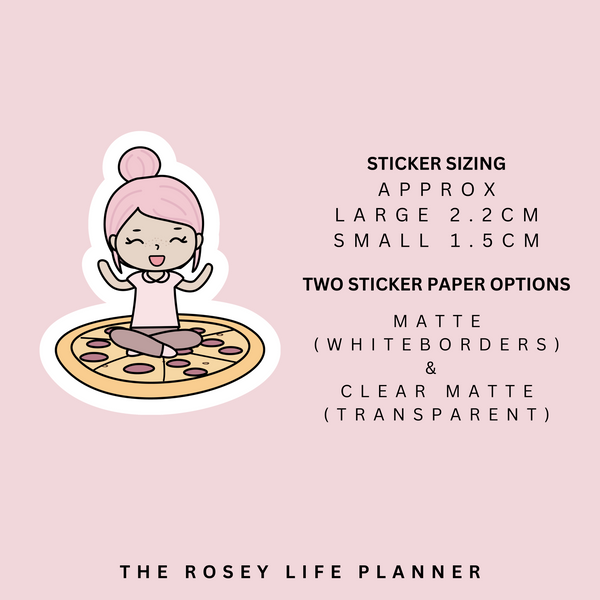 PIZZA LOVER 3 | ROSEY POSEY | CLEAR MATTE & MATTE | RP-024