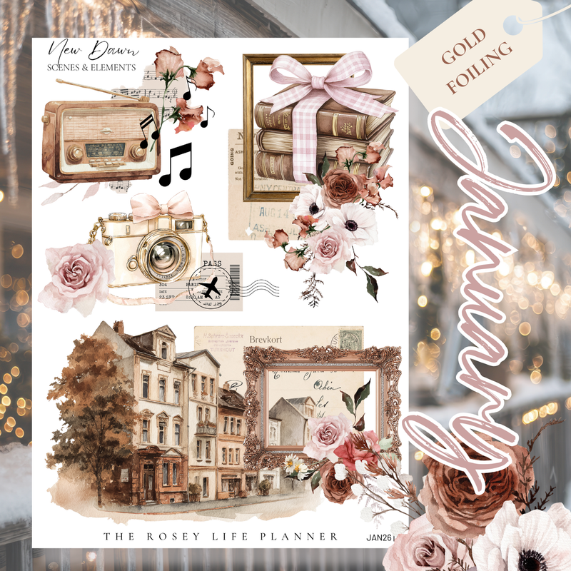 BLOSSOM KIT |  MEDIUM STICKER SUBSCRIPTION KIT |  JANUARY 2026 | JAN26