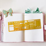 Brass Ruler Stencil | Reading In Nature