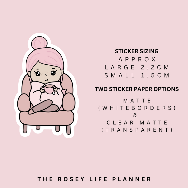 SOFA TIME | ROSEY POSEY | CLEAR MATTE & MATTE | RP-054