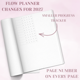 PREORDER | 2027 | FLOW WEEKLY | B6 | 52 GSM TOMOE RIVER PAPER