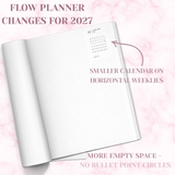 PREORDER | 2027 | A5 | FLOW PLANNER | 52 GSM TOMOE RIVER PAPER