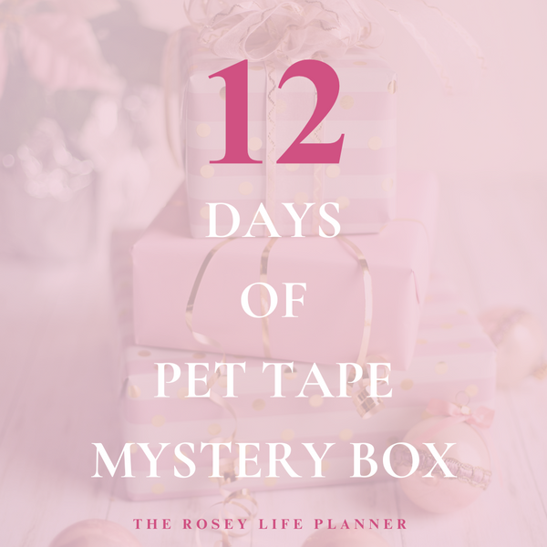 BOX PRESALE : 12 DAYS OF PET TAPE
