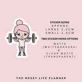 WEIGHT LIFTING | ROSEY POSEY | CLEAR MATTE & MATTE | RP-011