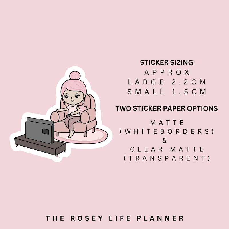 TV TIME | ROSEY POSEY | CLEAR MATTE & MATTE | RP-055