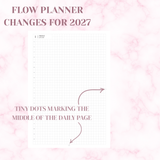 PREORDER | 2027 | A5 | FLOW PLANNER | 52 GSM TOMOE RIVER PAPER