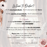 BLOSSOM KIT |  MEDIUM STICKER SUBSCRIPTION KIT |  JANUARY 2026 | JAN26