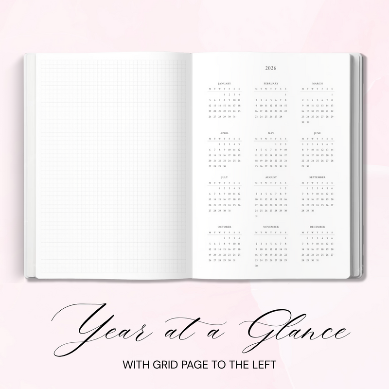 2026 | FLOW PLANNER | B6 | 52 GSM TOMOE RIVER PAPER | PREORDER