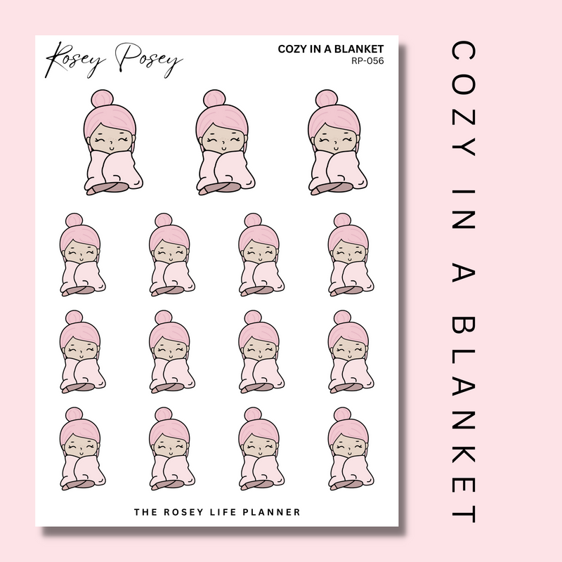 COZY IN A PLANKET | ROSEY POSEY | CLEAR MATTE & MATTE | RP-056