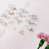 STICKERS | SHEET 04 | CLEAR | Advent 2025