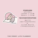 SLEEP / REST | ROSEY POSEY | CLEAR MATTE & MATTE | RP-058