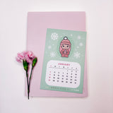 ROSEY POSEY | MONTHLY CALENDAR | +ACRYLIC STAND