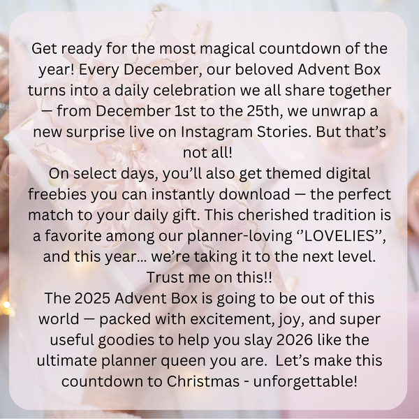2025 | ADVENT CALENDAR BOX | ALIGNED GROWTH