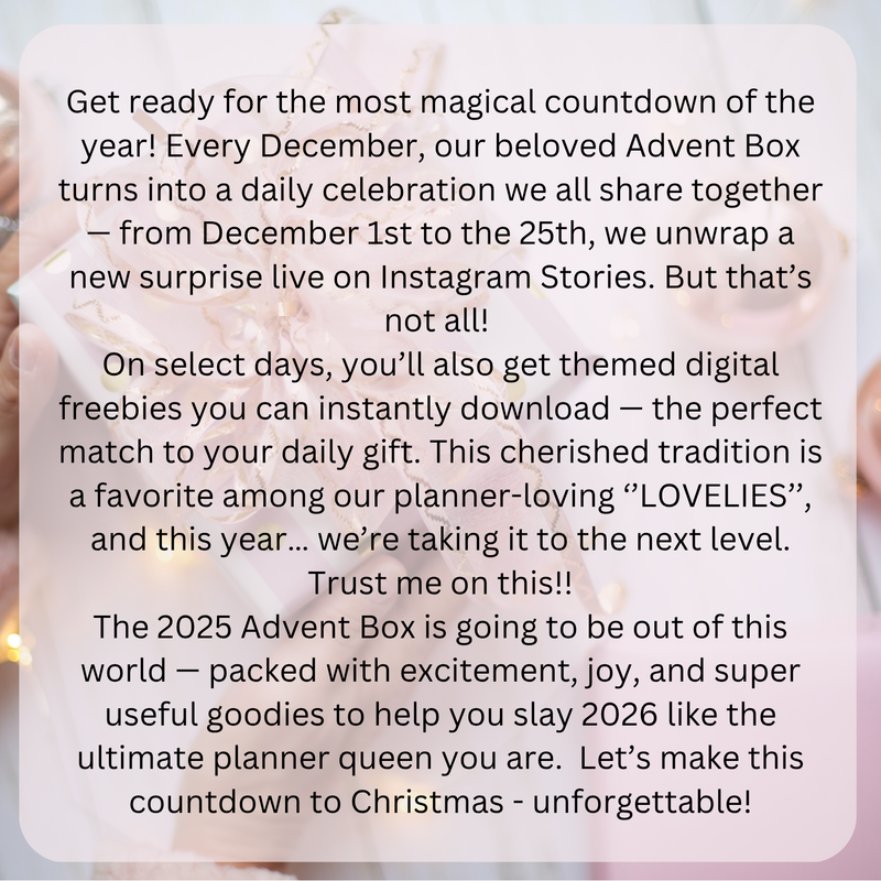 2025 | ADVENT CALENDAR BOX | ALIGNED GROWTH