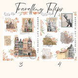 TRAVELING TULIPS COLLECTION | DECO STICKERS | Clear Matte