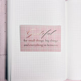 JOURNALING CARD | PLANNER DECO | OCT26