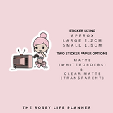 MOVIE / POPCORN | ROSEY POSEY | CLEAR MATTE & MATTE | RP-060