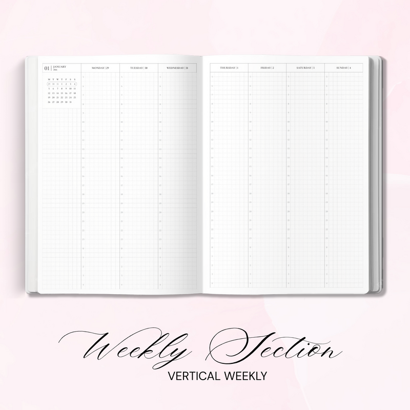 2026 | ROSEY PLANNER | A5 | TOMOE RIVER PAPER | PREORDER