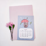 ROSEY POSEY | MONTHLY CALENDAR | +ACRYLIC STAND