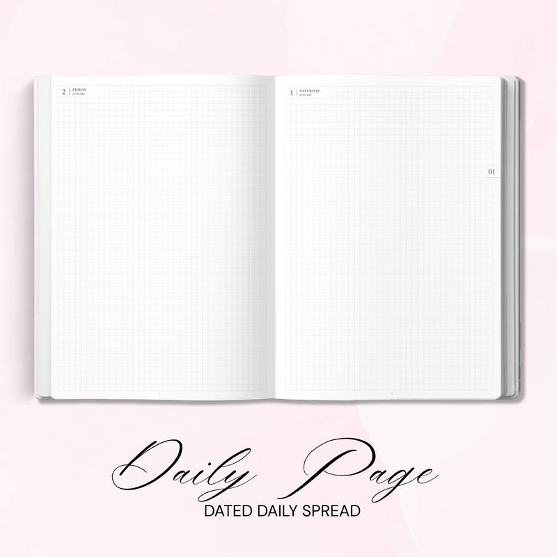 2026 | ROSEY PLANNER | A5 | TOMOE RIVER PAPER | PREORDER