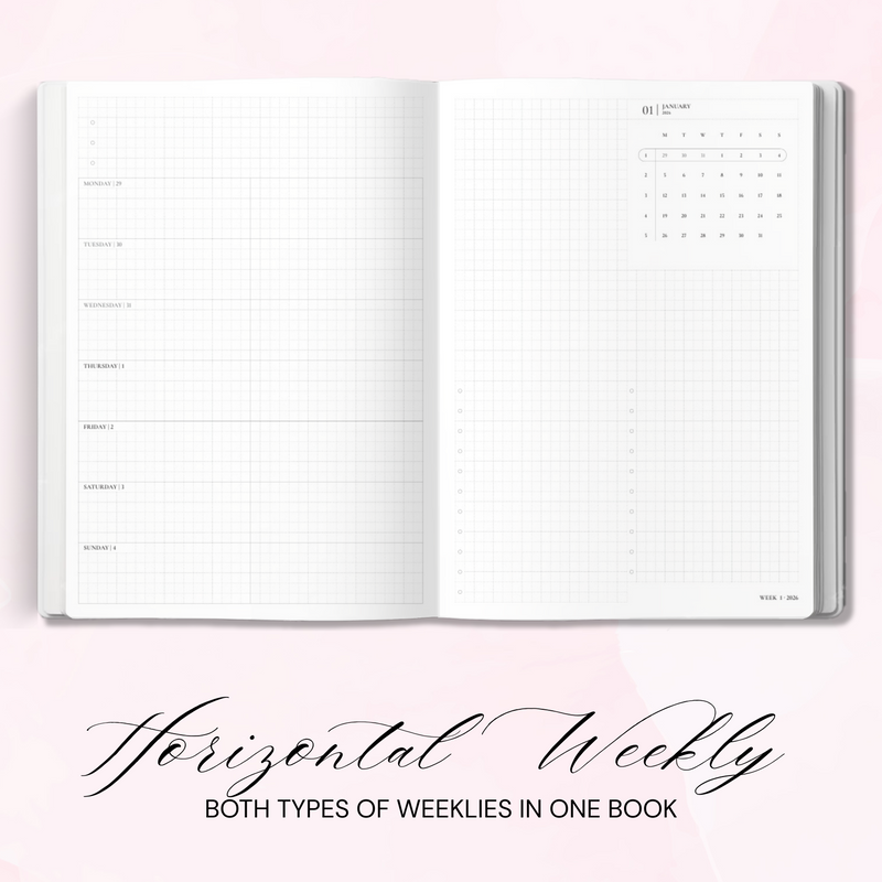 2026 | FLOW PLANNER | B6 | 52 GSM TOMOE RIVER PAPER | PREORDER