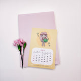 ROSEY POSEY | MONTHLY CALENDAR | +ACRYLIC STAND