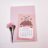 ROSEY POSEY | MONTHLY CALENDAR | +ACRYLIC STAND