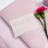 JUL26 | MINI SHEET ROSEGOLD & BLACK NUMBERS