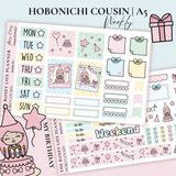 STICKER KIT | Birthday | WEEKLY | A5 - HOBONICHI COUSIN - B6